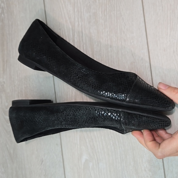 Vionic Women Caballo Elegant Black The Pointed Toe Flats Shoes Sz 8.5 - Picture 9 of 13